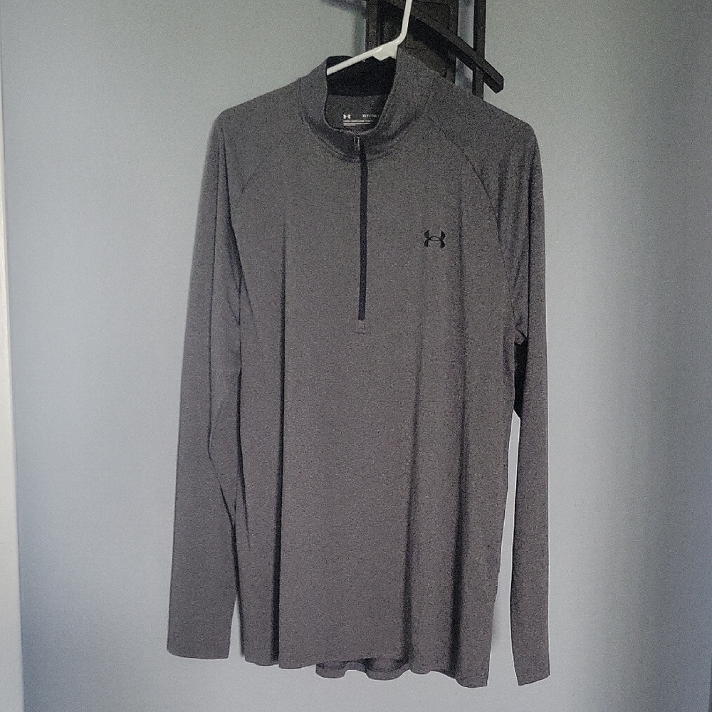 Under Armour Gray Long Sleeve Performance Tee